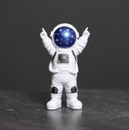 Lot de figurines astronaute en résine – 4 pièces décoratives pour bureau et chambre, jouet éducatif enfant