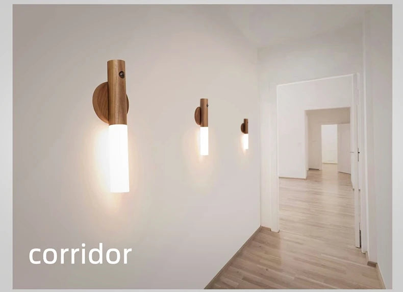 Lampe LED Sans Fil Intelligente – Veilleuse Magnétique Rechargeable avec Détection de Mouvement pour Escalier, Couloir et Chambre