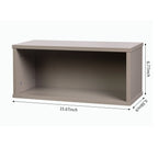 Meuble de rangement en bois grande capacité – Bibliothèque empilable et étagère de stockage