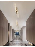 LED Moderne Plafonnier – Éclairage Design pour Salon, Salle à Manger, Chambre – Noir ou Or