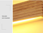 LED Murale en bois – Lampe murale moderne pour chambre, salon ou bureau
