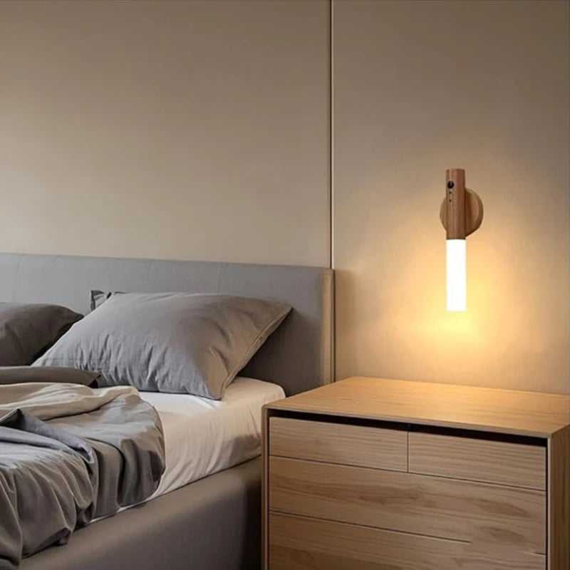 Lampe LED Sans Fil Intelligente – Veilleuse Magnétique Rechargeable avec Détection de Mouvement pour Escalier, Couloir et Chambre