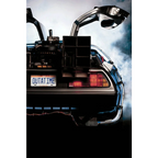Affiche murale minimaliste scandinave – Poster décoratif Delorean Back to the Future (sans cadre)