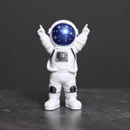 Lot de figurines astronaute en résine – 4 pièces décoratives pour bureau et chambre, jouet éducatif enfant