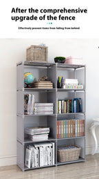Bookshelf Storage Rack Simple Bookshelf Debris Storages Shelf Multi-layer Book Closet Organizer Bedroom Easy Assembly Bookcase