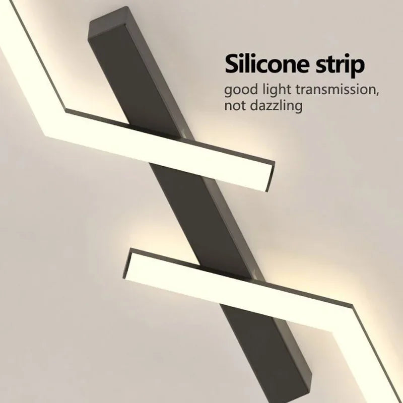 LED Moderne Plafonnier – Éclairage Design pour Salon, Salle à Manger, Chambre – Noir ou Or