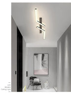 LED Moderne Plafonnier – Éclairage Design pour Salon, Salle à Manger, Chambre – Noir ou Or