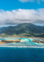 Affiche murale nordique paysage marin – Poster toile plage et océan bleu moderne pour salon et décoration intérieure (sans cadre)