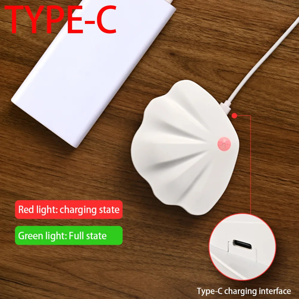 LED murale avec détecteur de mouvement – Veilleuse sans fil USB Type-C pour cuisine, chambre, salon, couloir, éclairage mural intérieur