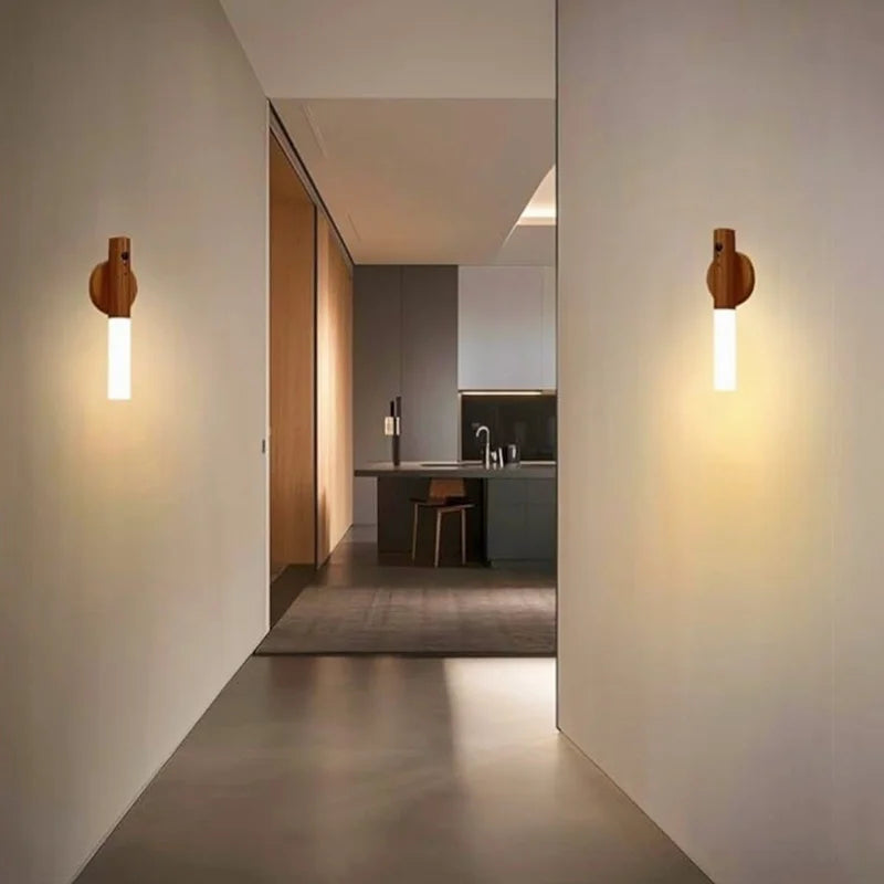 Lampe LED Sans Fil Intelligente – Veilleuse Magnétique Rechargeable avec Détection de Mouvement pour Escalier, Couloir et Chambre