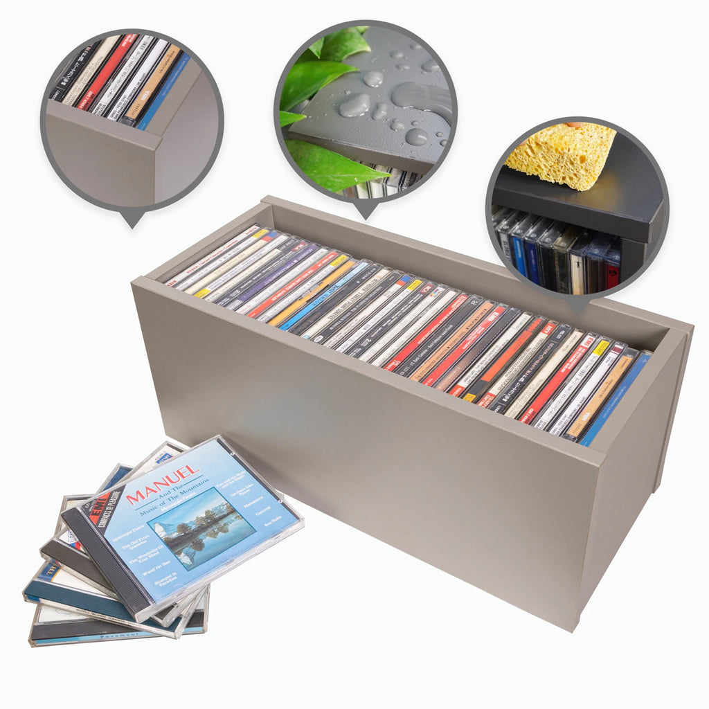 Meuble de rangement en bois grande capacité – Bibliothèque empilable et étagère de stockage