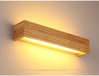 LED Murale en bois – Lampe murale moderne pour chambre, salon ou bureau
