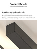 LED Moderne Plafonnier – Éclairage Design pour Salon, Salle à Manger, Chambre – Noir ou Or